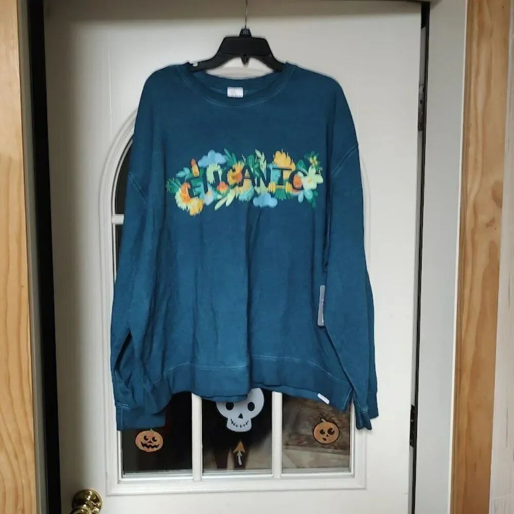 New Disney Encanto Blue Sweatshirt Size Women's XXL